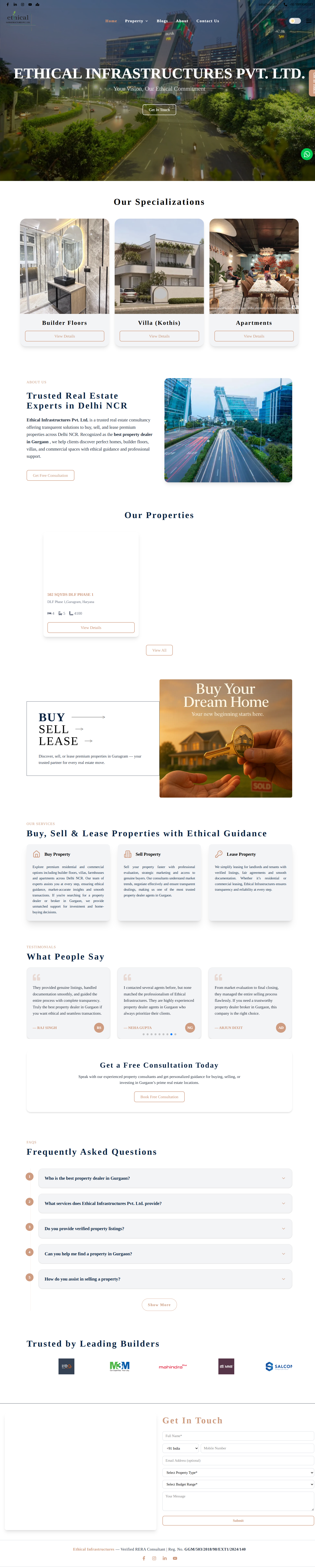 The Ethical Infrastructures website